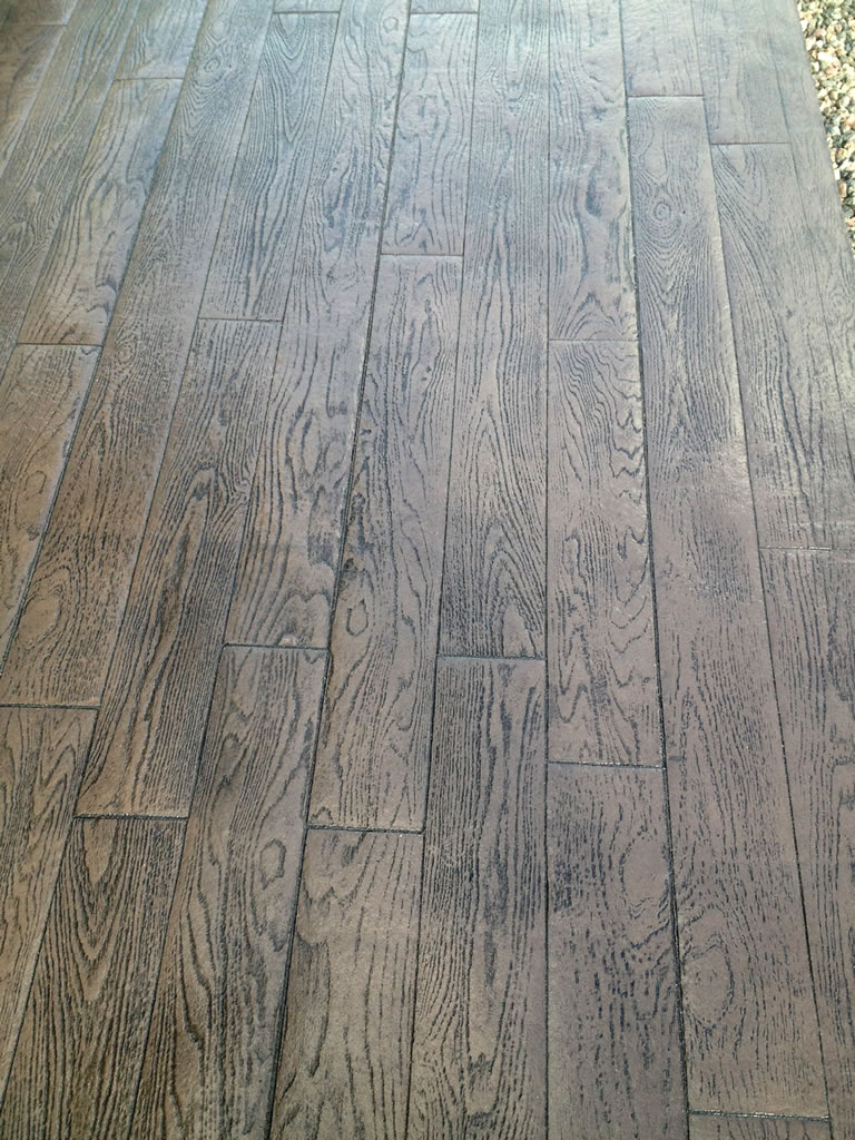 Stamped concrete